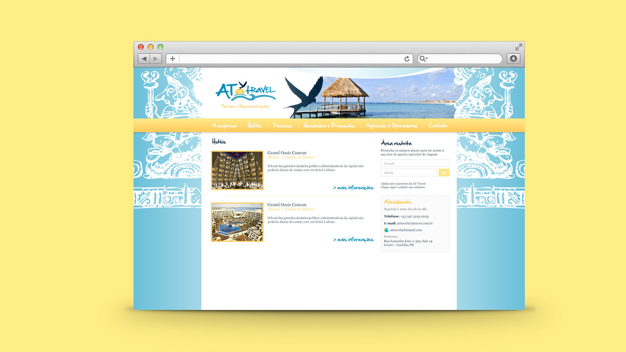 At Travel – Website and Sales System