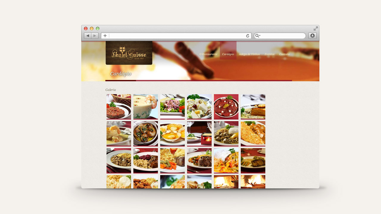 Chalet Suisse Restaurant – Website