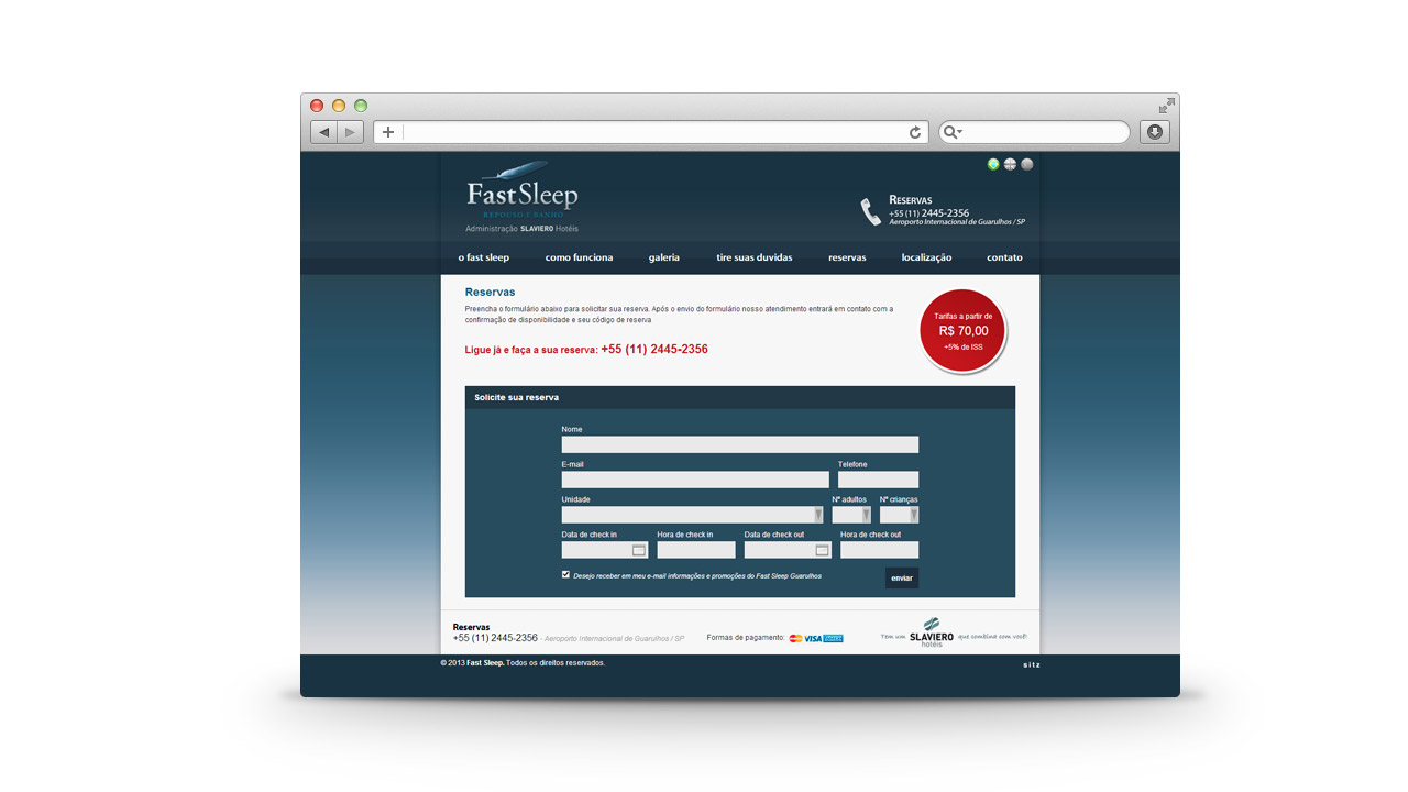 Fast Sleep – Website and Booking System