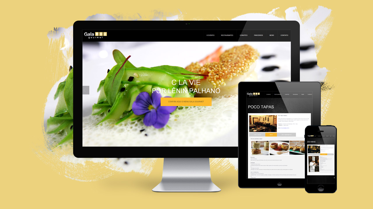 Gala Gourmet Gastronomic Event – Website