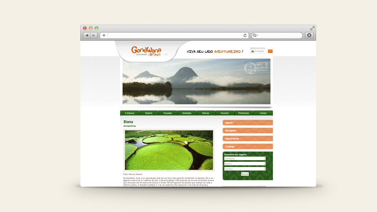 Gondwana Ecotourism – Website