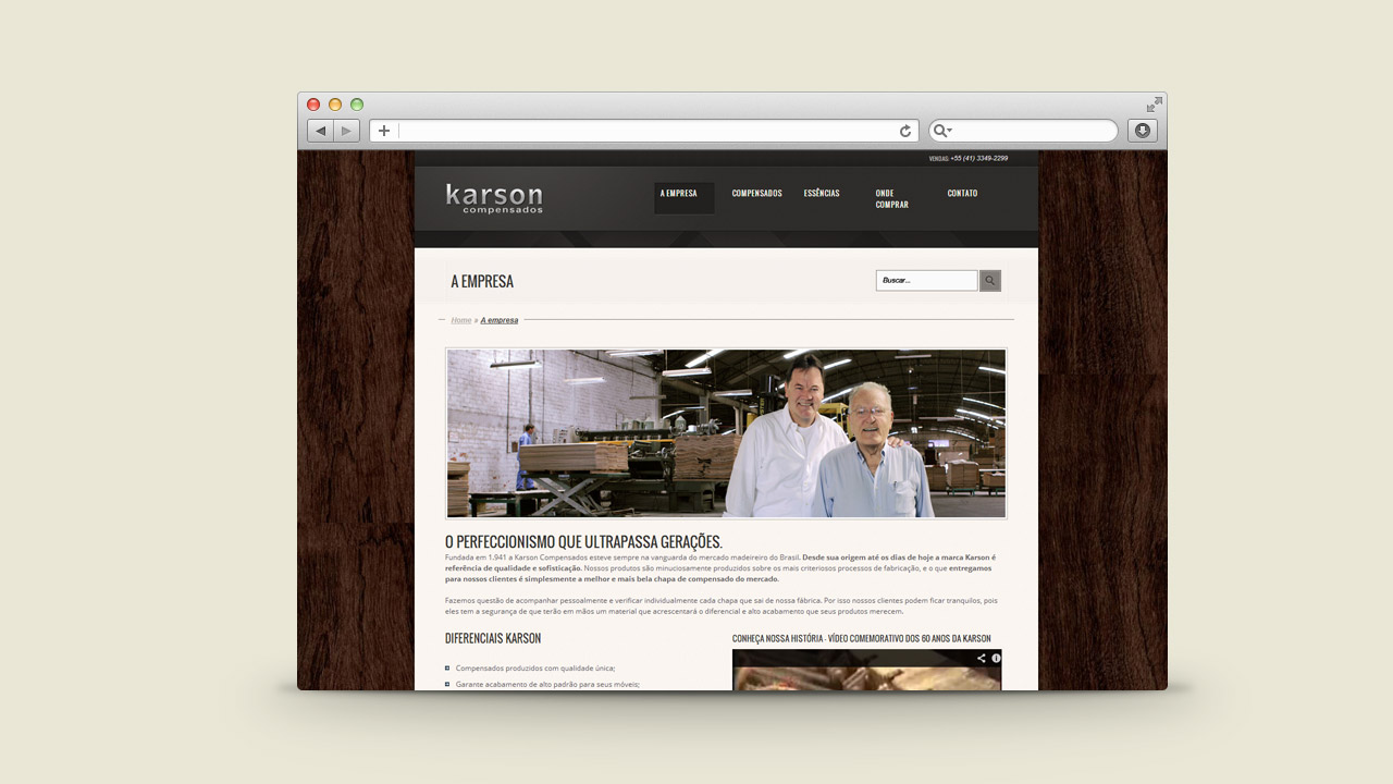 Karson Hardboard – Website