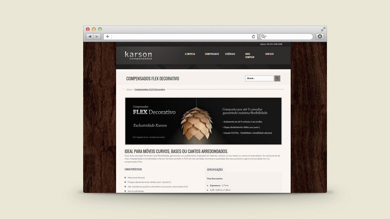 Karson Hardboard – Website