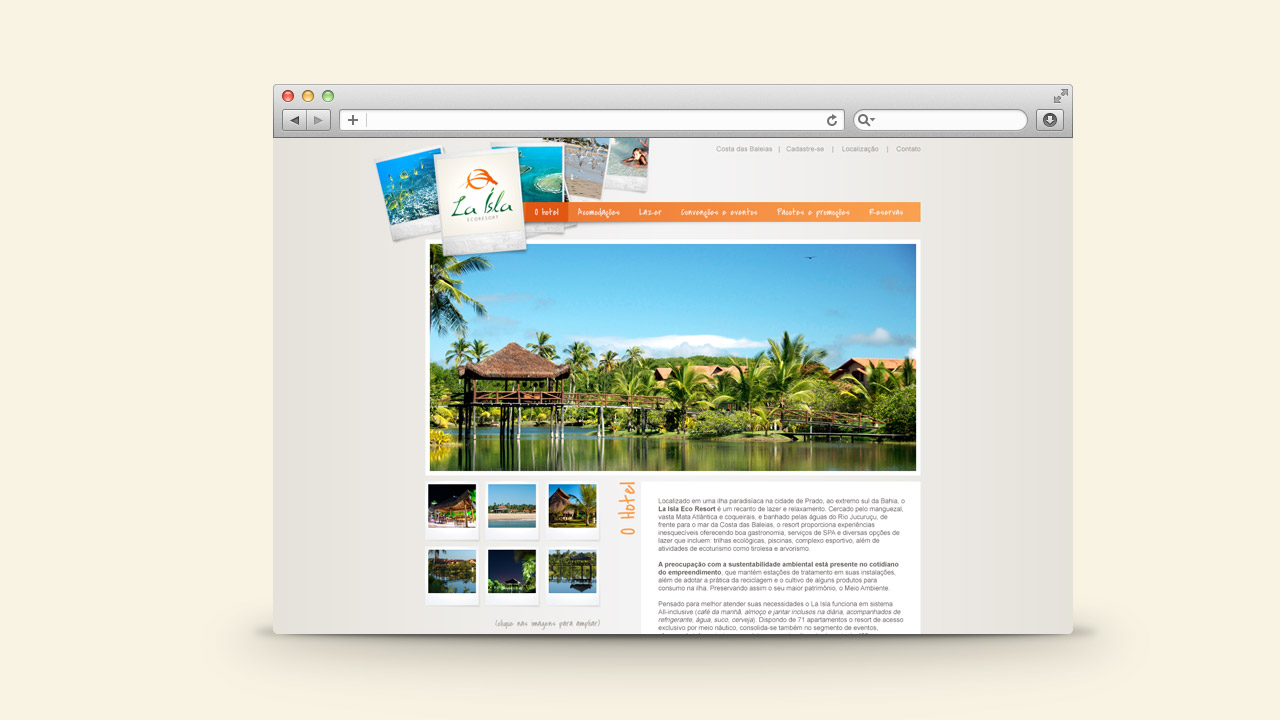 La Isla Ecoresort – Website