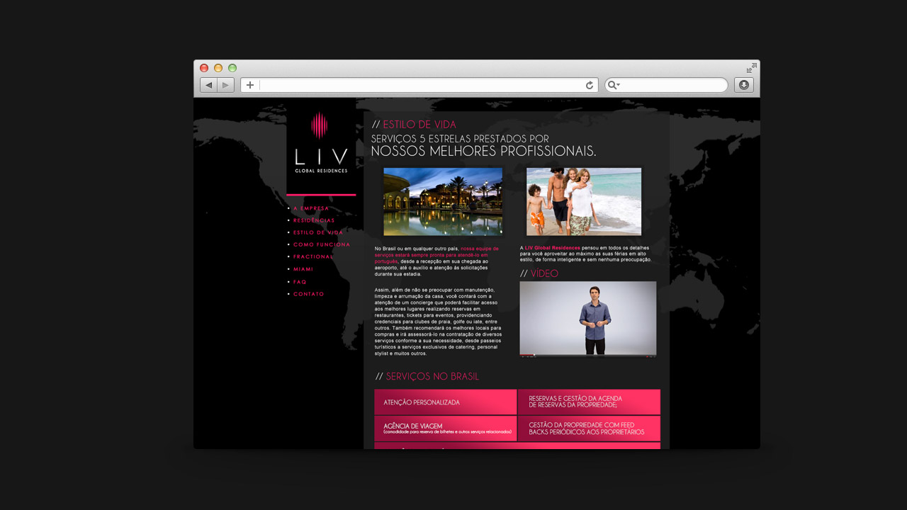 LIV Global Residences – Website