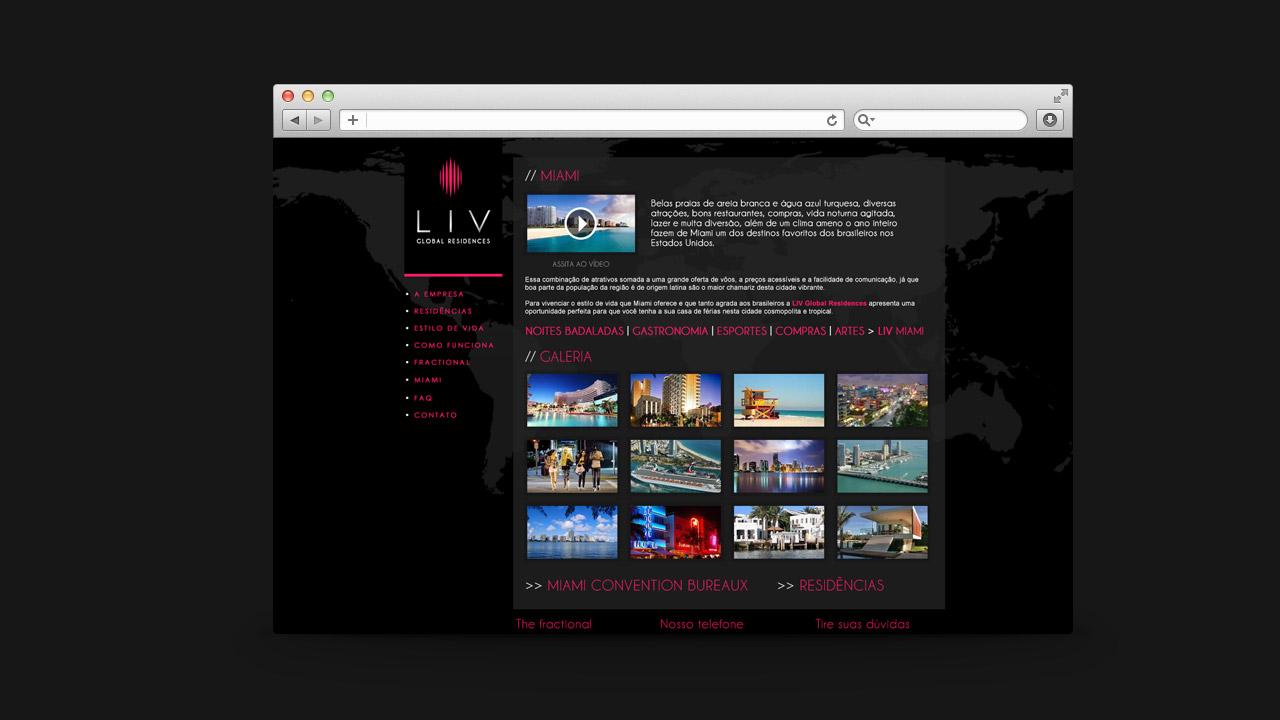 LIV Global Residences – Website