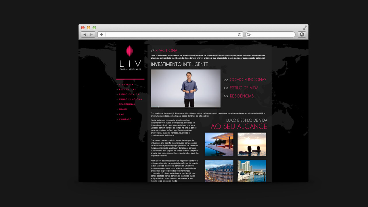 LIV Global Residences – Website