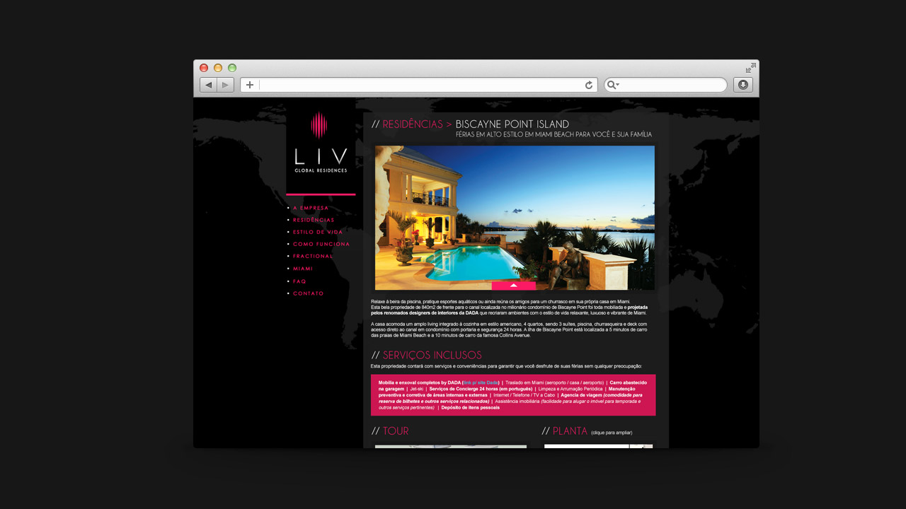 LIV Global Residences – Website