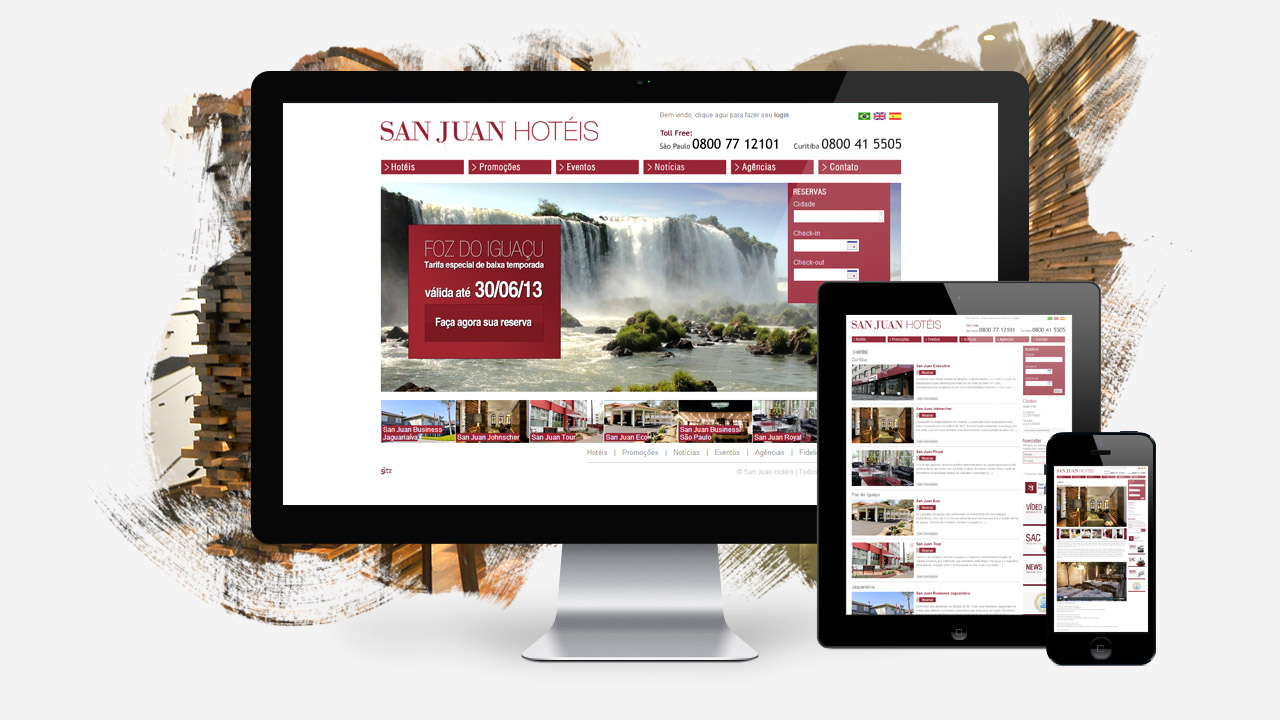 San Juan Hotels – Website and Online Booking System