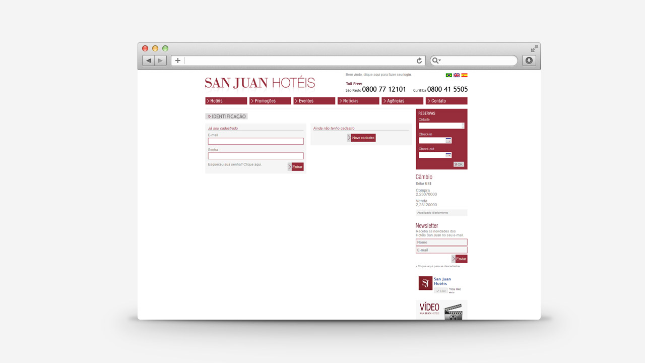 San Juan Hotels – Website and Online Booking System