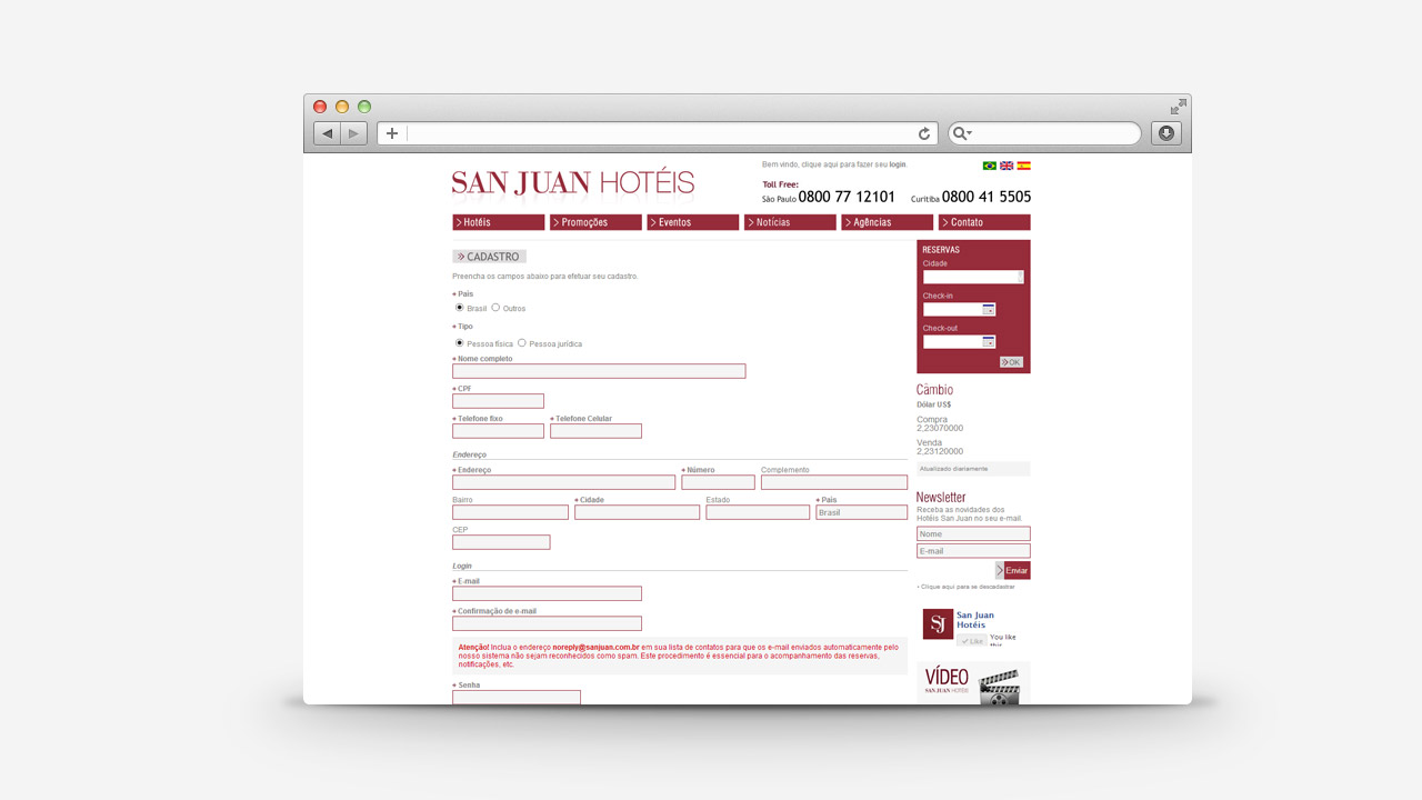 San Juan Hotels – Website and Online Booking System