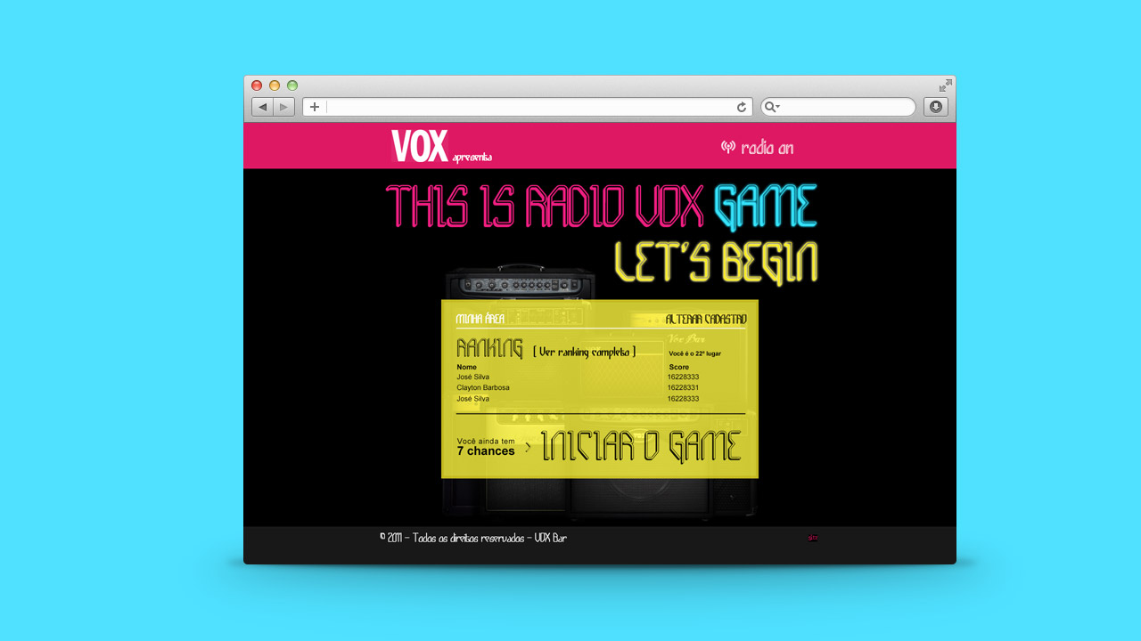 Vox Bar – Online Viral Campaign