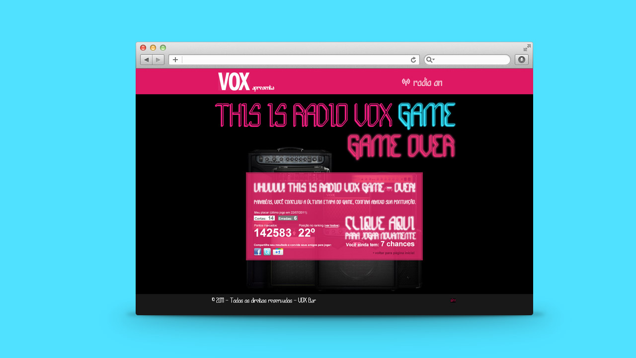 Vox Bar – Online Viral Campaign