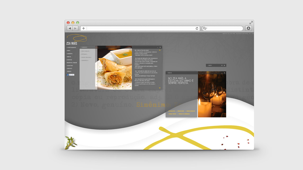 Zea Maïs Restaurant – Online Communication